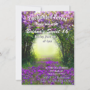 Enchanted Forest-inbjudningar Inbjudningar
