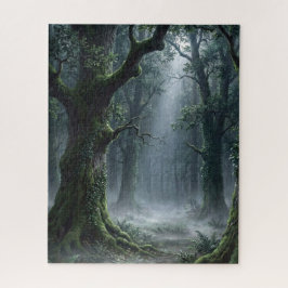 Enchanted Forest | Misty Woodland Fantasy Puzzle Pussel