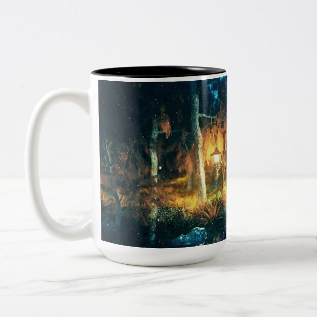 Enchanted Forest Night Mug Två-Tonad Mugg (Vänster)