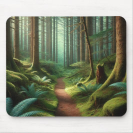 Enchanted Forest Path – Tranquil Green Escape Musmatta