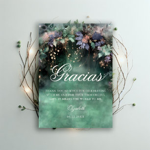 Enchanted Forest Periwinkle Woodland Quinceanera Tack Kort