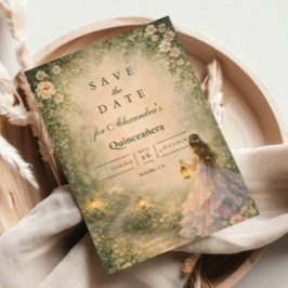 Enchanted Forest Princess Quinceañera Spara Datumet