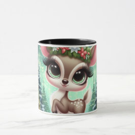 Enchanted Forest Reindeer Princess Mugg