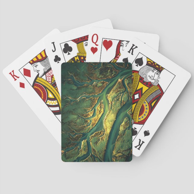 Enchanted Forest Sunbeam Path Playing Cards Casinokort (Baksidan)