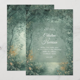 Enchanted Forest Wedding Inbjudningar