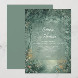 Enchanted Forest Wedding Inbjudningar