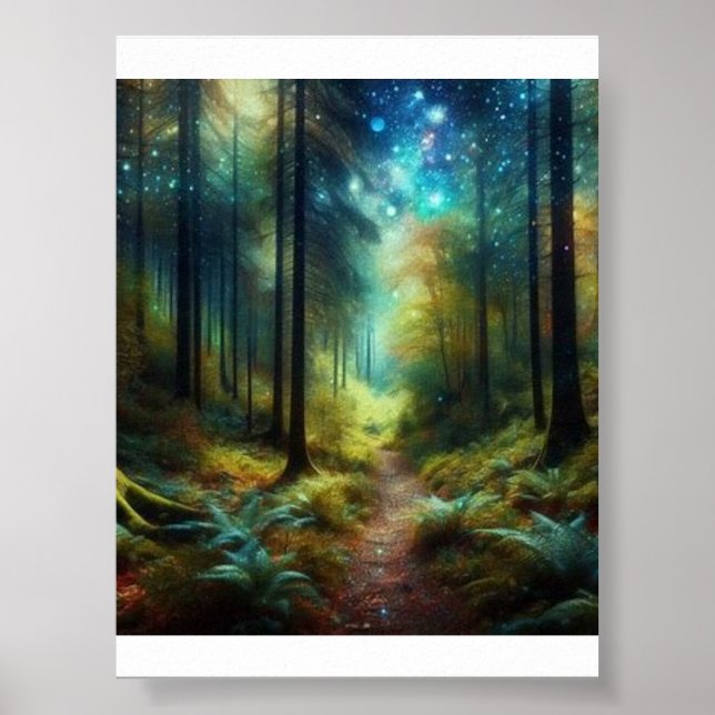 "Enchanted Forest Whispers" Poster (Framsidan)