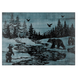 Enchanted Forest Wildlife Cutting Board