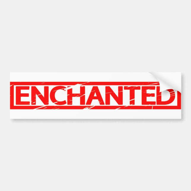 Enchanted Frimärke Bildekal (Framsidan)