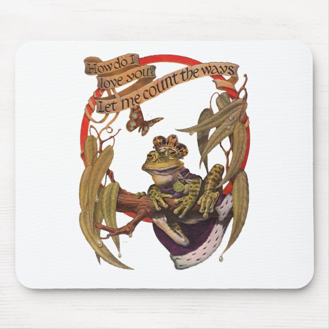 Enchanted Frog Prince Mousepad Musmatta (Framsidan)