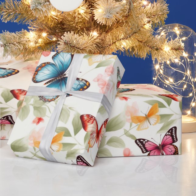 Enchanted Garden Butterfly Presentpapper (Helgdagar)