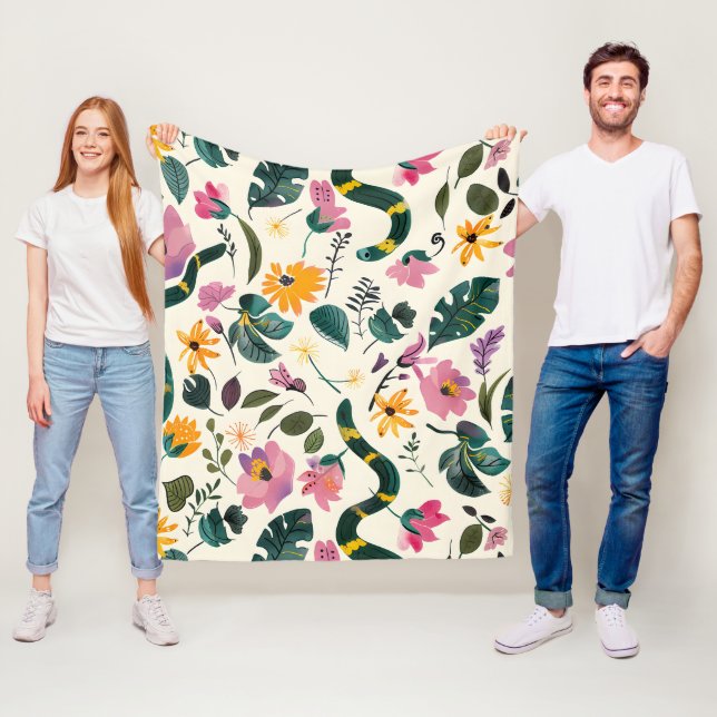 Enchanted Garden Fleecefilt (På plats)