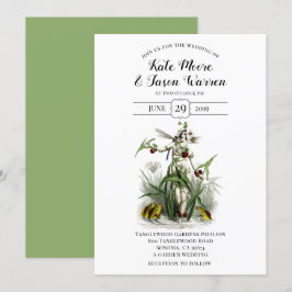 Enchanted Garden Garden WedWedding Inbjudningar