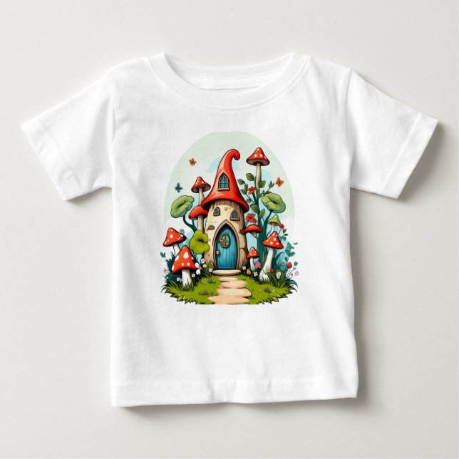Enchanted Garden Gnome T Shirt (Framsida)