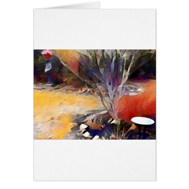 Enchanted Garden Hälsningskort (Framsidan)