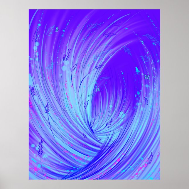 Enchanted Garden - månflöde Poster (Framsidan)