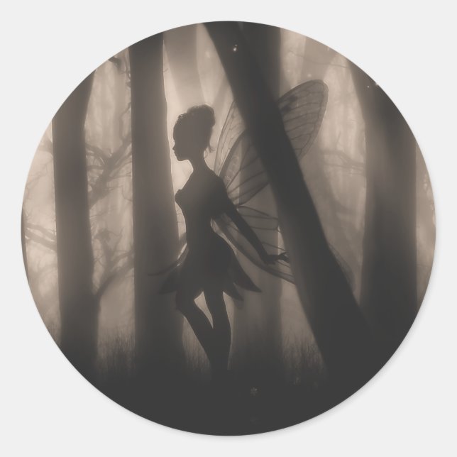 Enchanted Glimpse Fairy Stickers Runt Klistermärke (Framsida)