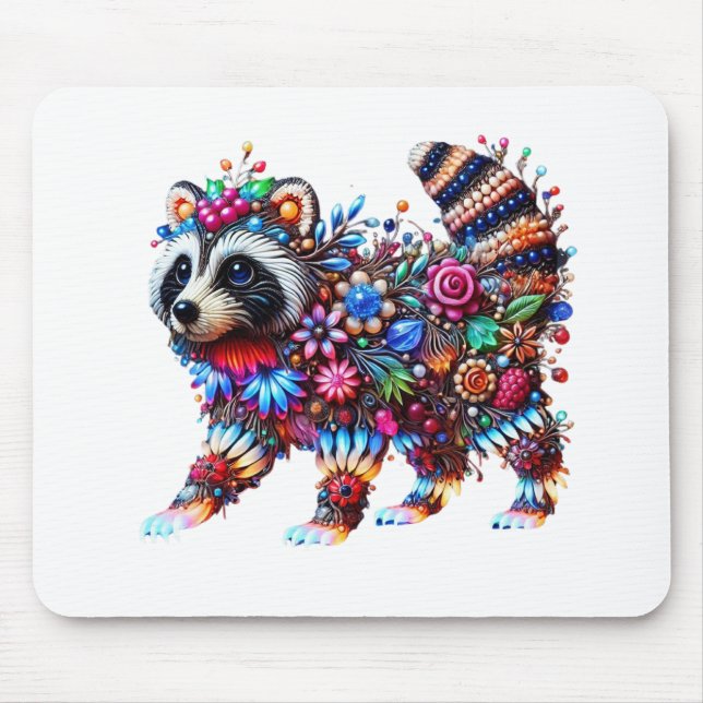 Enchanted Glowing Raccoon Musmatta (Framsidan)