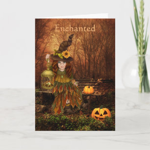 Enchanted Halloween Birthday Önskemål Kort