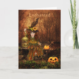 Enchanted Halloween Birthday Önskemål Kort