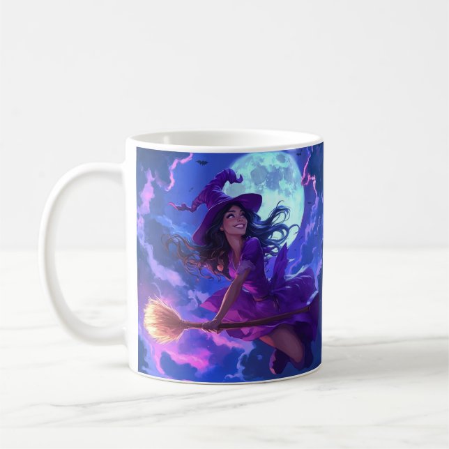 Enchanted Halloween Witch Kaffemugg (Vänster)