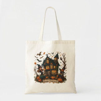 Enchanted Haunted House Halloween Tygkasse