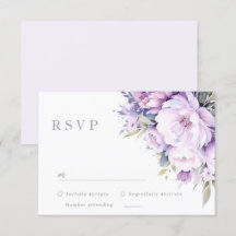 Enchanted Lavender Lila Blommigt Bröllop