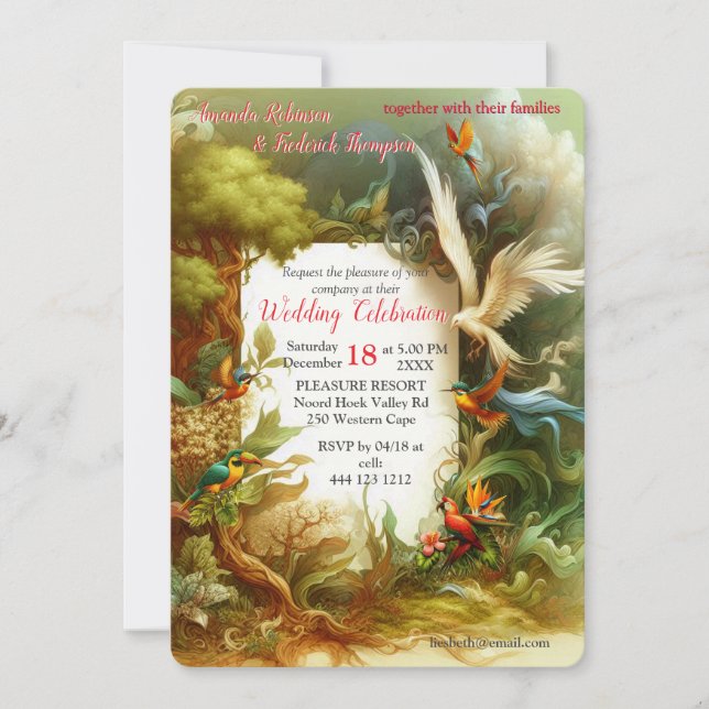 Enchanted Magical Fantasy Creations  Inbjudningar (Framsida)