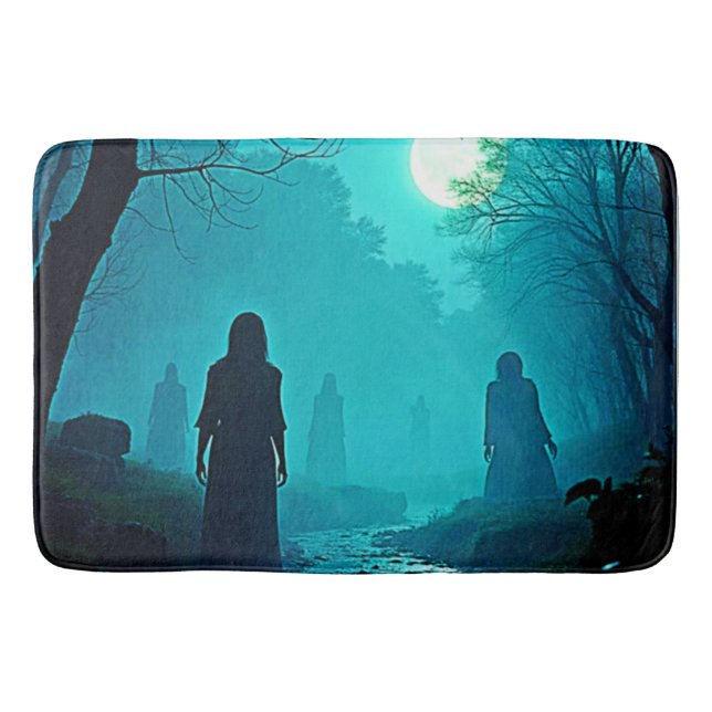 Enchanted Moonlight Forest Spirits Badrumsmatta (Framsidan)