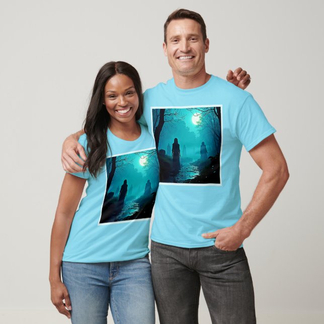 Enchanted Moonlight Forest Spirits T Shirt (Unisex)