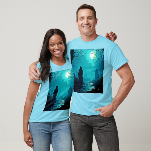 Enchanted Moonlight Forest Spirits T Shirt (Unisex)
