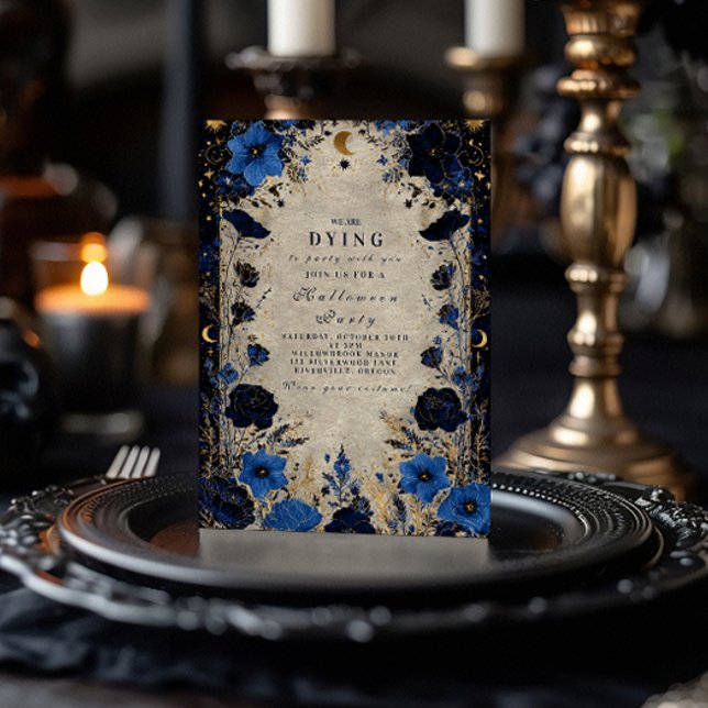 Enchanted Moonlit Gothic Firande Inbjudningar (Skapare uppladdad)