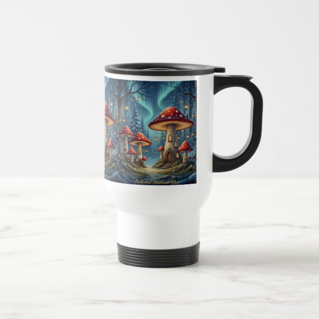  Enchanted Mushroom Glow Mug – Magical Fairy Fores Resemugg (Höger)