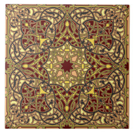 Enchanted Oasis Blommigt Ceramic Tile Kakelplatta