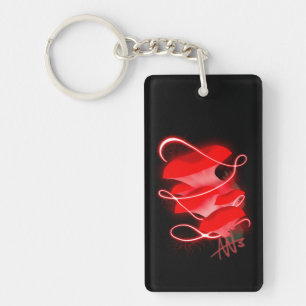 Enchanted Oyster Glowing Red Mushroom Acrylic