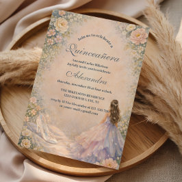Enchanted Princess Fairytale Quinceañera Inbjudningar