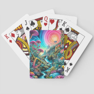 Enchanted Psychedelic Dreamscape Casinokort