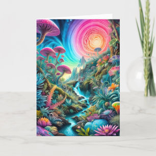 Enchanted Psychedelic Dreamscape Tack Kort