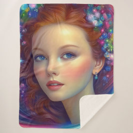 Enchanted Rainbow Hair Porträtt