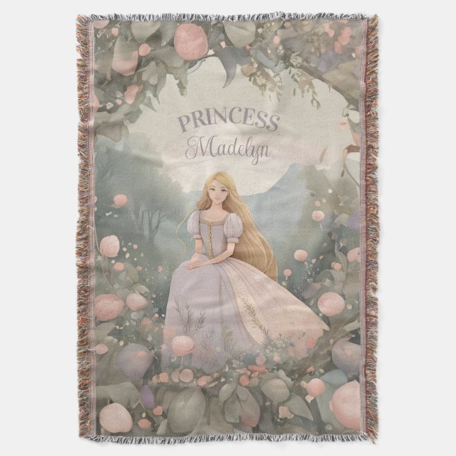Enchanted Rapunzel Princess Filt (Framsidan Vertikal)