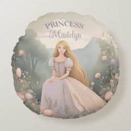 Enchanted Rapunzel Princess Rund Kudde