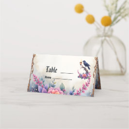 Enchanted Raven Brölloppskollektion Placeringskort