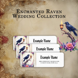 Enchanted Raven Brölloppskollektion Returadress Etikett