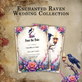 Enchanted Raven Brölloppskollektion  Spara Datumet