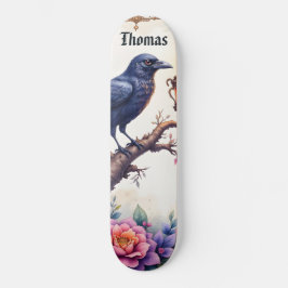 Enchanted Raven Bröllopssamling Mini Skateboard Bräda 18,5 Cm