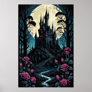 Enchanted Ro Castle Fantasy Poster