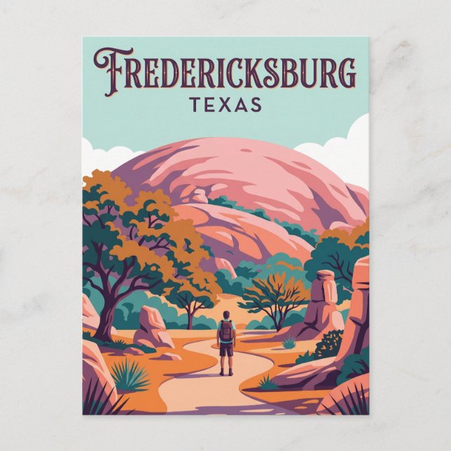 Enchanted Rock State Natural Area USA Vykort (Framsida)