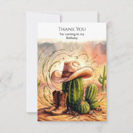 Enchanted Rodeo Cowboy Birthday Tack Kort