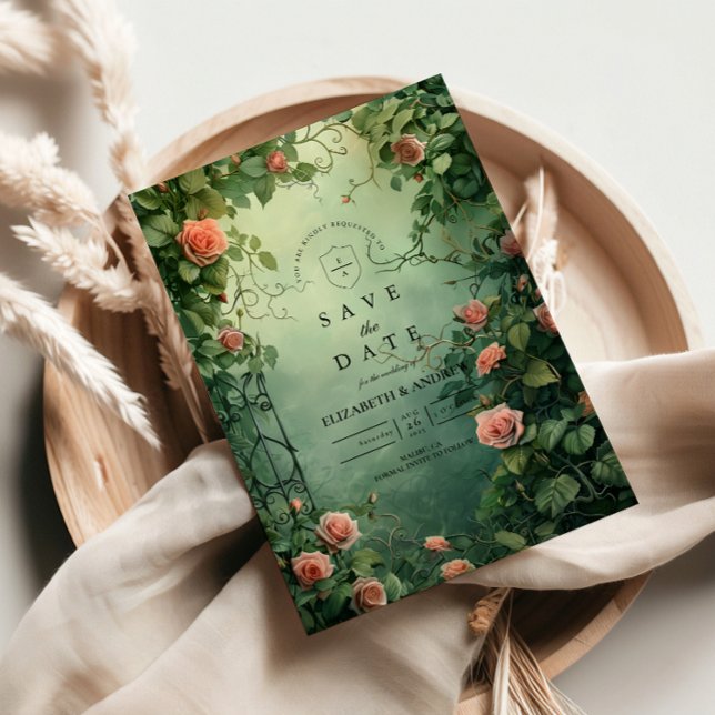 Enchanted Rose Garden Gate Wedding Spara Datumet (Skapare uppladdad)