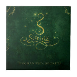 Enchanted Secrets – Golden Sigil Kakelplatta
